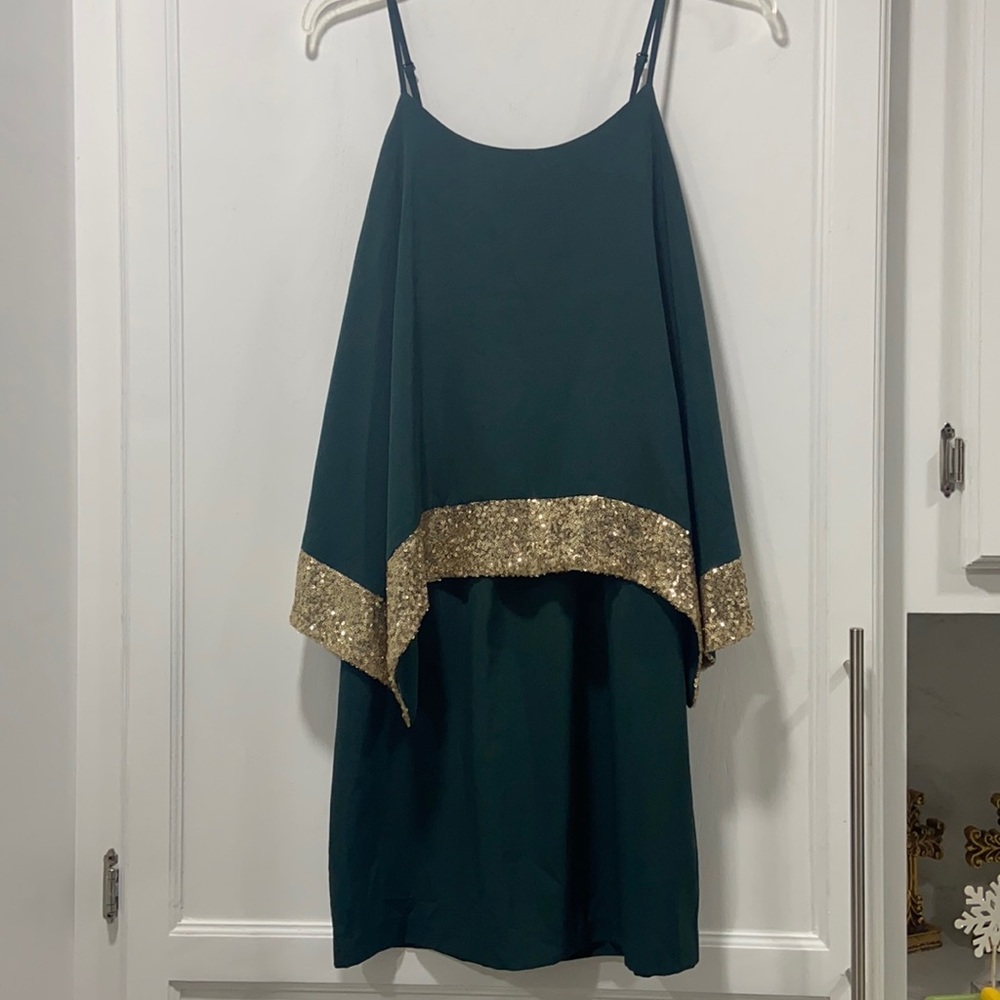 Beautiful gold sequenced dress